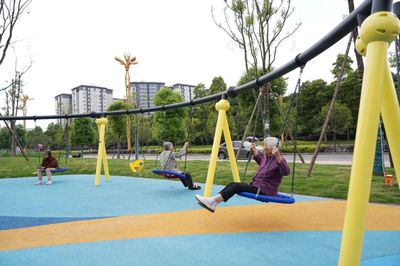峨眉新添健身公園，市民休閑鍛煉新去處全面升級